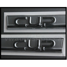 logo znak VW Golf 7 nápis CUP plaketa na blatník 