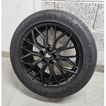 ALU kola AEZ Porto black 19" 5x108 Continental 235/55/19 Land Rover
