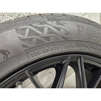 ALU kola AEZ Porto black 19" 5x108 Continental 235/55/19 Land Rover