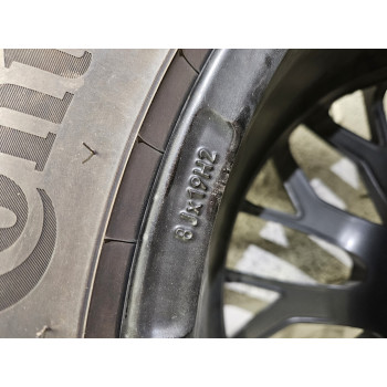 ALU kola AEZ Porto black 19" 5x108 Continental 235/55/19 Land Rover