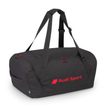 taška Audi nápis Audi Sport Deuter sportovní obsah 50L černá barva