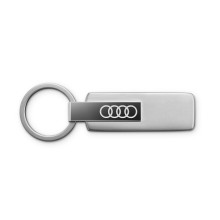 přívěsek Audi na klíče klíčenka logo Audi kruhy barva silver stříbrná
