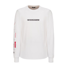 tričko Audi nápis Kaipola 1986 quattro tshirt unisex dlouhý rukáv bílá barva