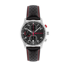 hodinky Audi s nápisem Audi Sport Chronograph Carbon barva pánské