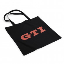 taška VW GTI černá s červeným nápisem GTI bavlněná